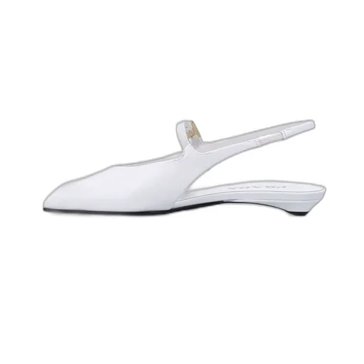 Prada Square-Toe Slingback Ballerina Shoes