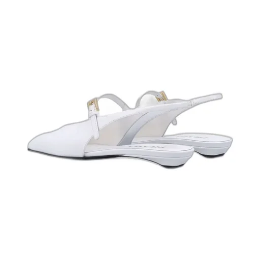 Prada Square-Toe Slingback Ballerina Shoes