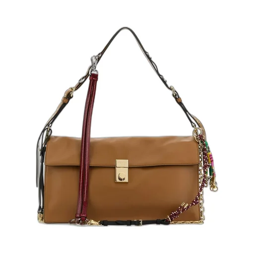 Prada Tassel Detailed Large Shoulder Bag
