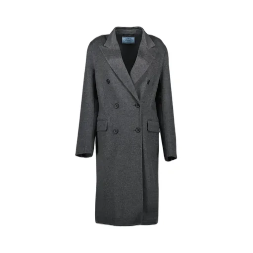 Prada Double-Breasted Long Coat