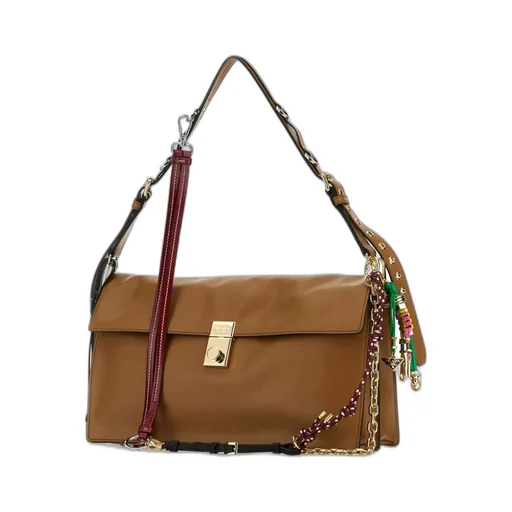 Prada Tassel Detailed Large Shoulder Bag