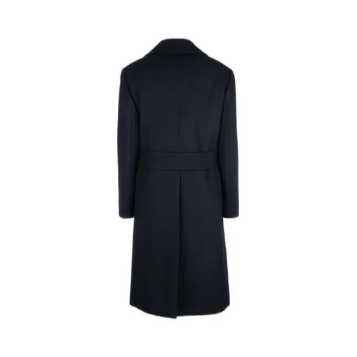 Prada Logo Patch Double-Breasted Coat
