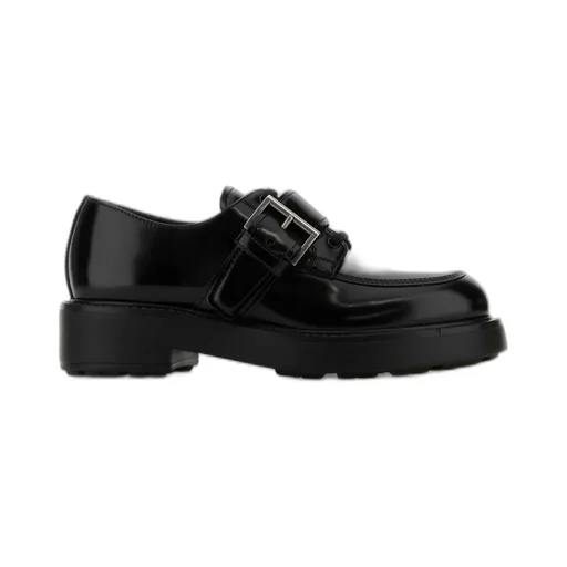 Prada Round-Toe Lace-Up Shoes