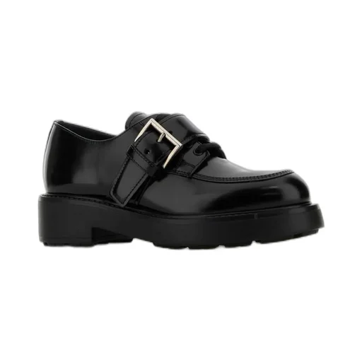 Prada Round-Toe Lace-Up Shoes