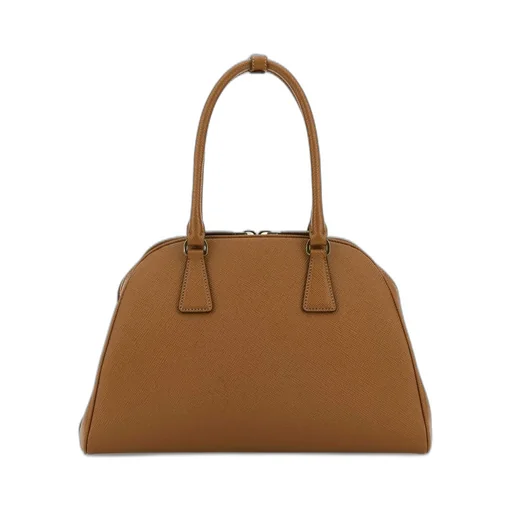 Prada Saffiano Zipped Medium Tote Bag