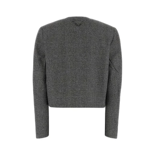 Prada Crewneck Cropped Jacket