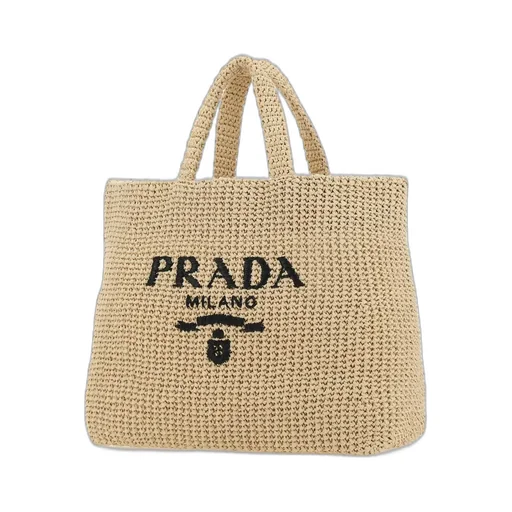 Prada Logo Detailed Tote Bag