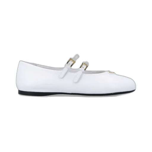 Prada Round-Toe Ballerina Shoes