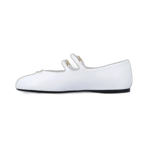 Prada Round-Toe Ballerina Shoes
