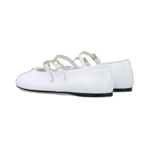 Prada Round-Toe Ballerina Shoes