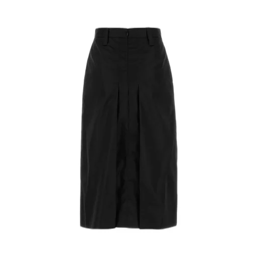 Prada Re-Nylon Pleated Midi Skirt