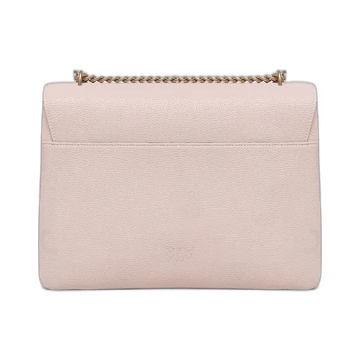 Pinko Logo Plaque Chain-Linked Crossbody Bag