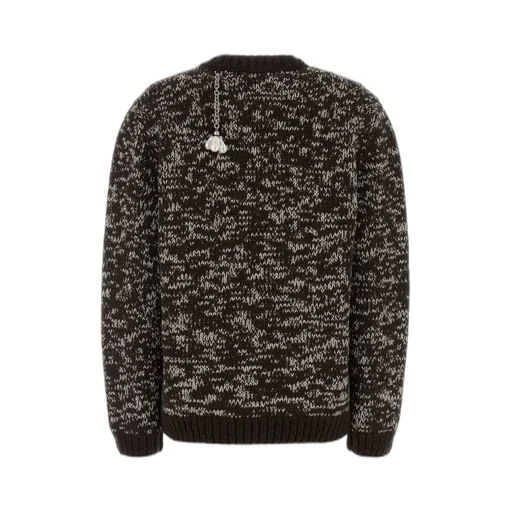 Prada Pendant-Detailed Crewneck Jumper