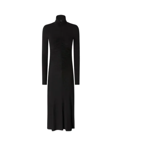 Pinko Dimitrova Turtleneck Long-Sleeve Dress