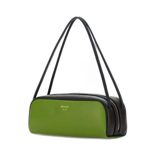 Prada Logo-Printed Zipped Shoulder Bag