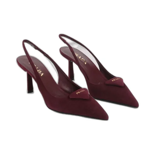 Prada Pointed-Toe Slingback Pumps