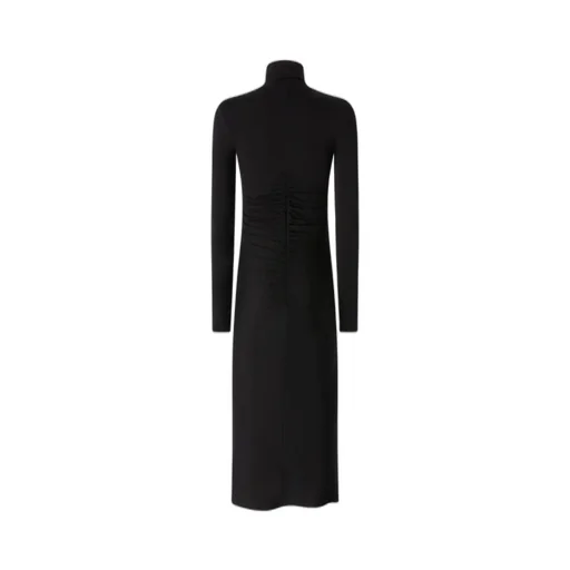 Pinko Dimitrova Turtleneck Long-Sleeve Dress