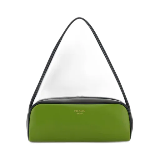 Prada Logo-Printed Zipped Shoulder Bag