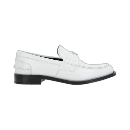 Prada Triangle-Logo Slip-On Loafers