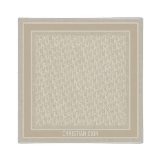 Dior Oblique Natte 70 Square Scarf
