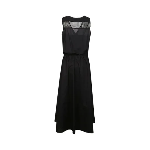 Pinko V-Necj Elasticated Waist Sleeveless Dress