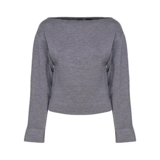 Pinko Boat-Neck Knitted Jumper