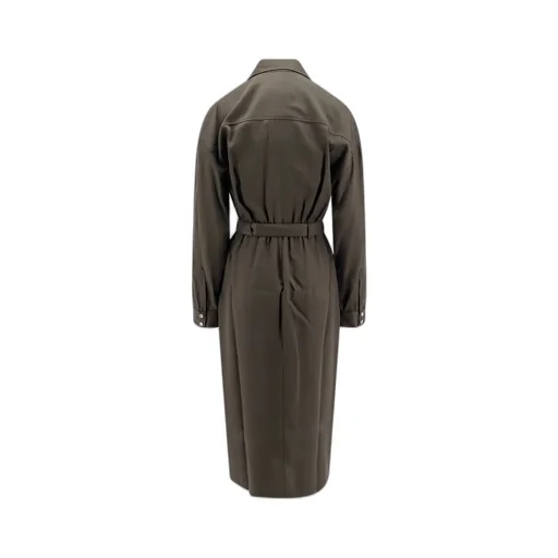 Pinko Utility-Style Belted Shirt Dress