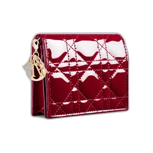 Mini Lady Dior Gardenia Wallet