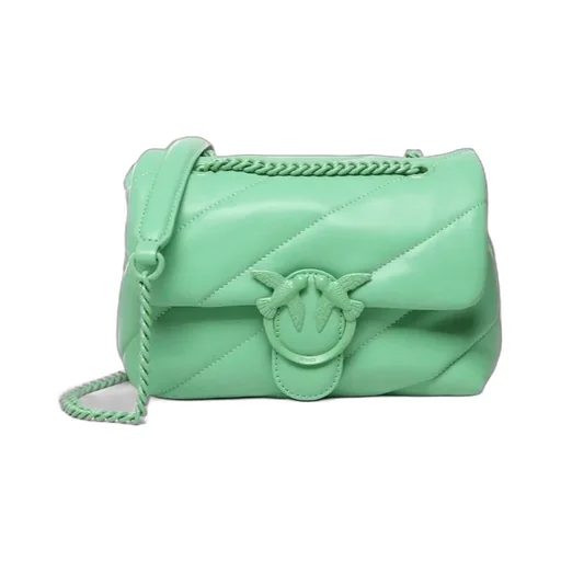 Pinko Love Bird Quilted Crossbody Bag