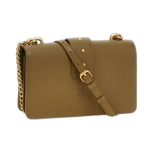 Pinko Love One Logo Plaque Mini Crossbody Bag