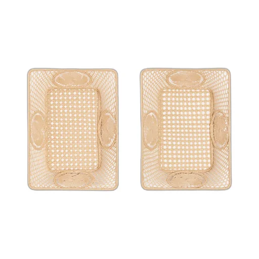 Set Of Two Rectangular Baskets
