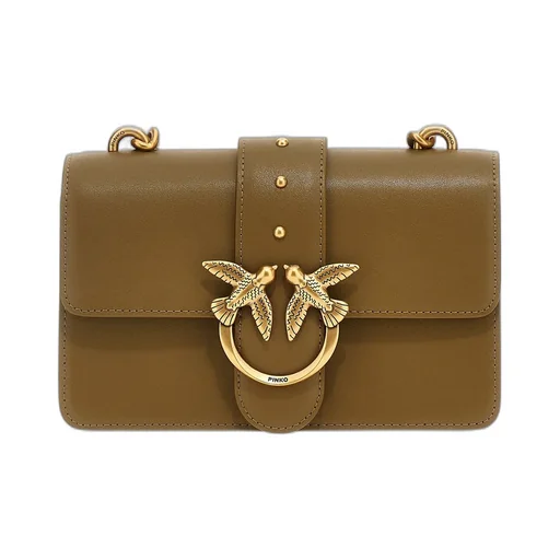 Pinko Love One Logo Plaque Mini Crossbody Bag
