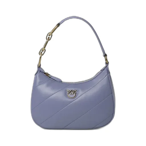 Pinko Logo Plaque Quilted Mini Shoulder Bag