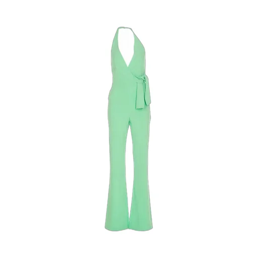 Pinko Halterneck Flared Jumpsuit