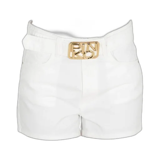 Pinko Brooklyn Logo Belted Shorts