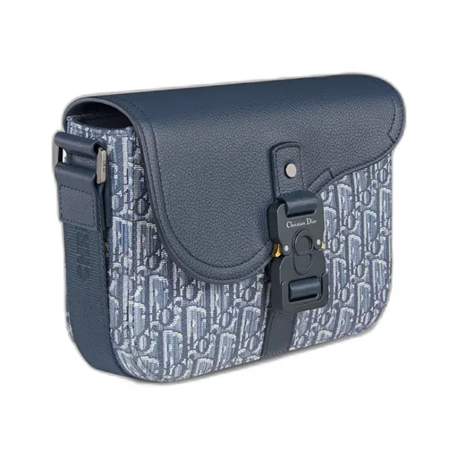 Small Saddle Messenger Bag With Flap