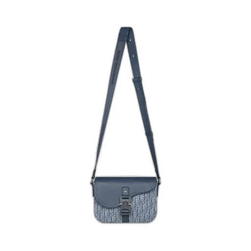 Small Saddle Messenger Bag With Flap