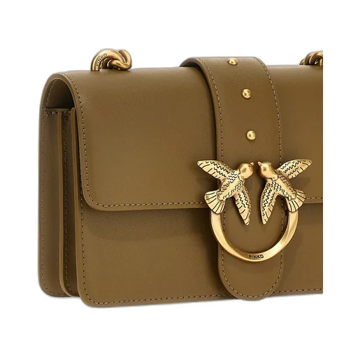 Pinko Love One Logo Plaque Mini Crossbody Bag