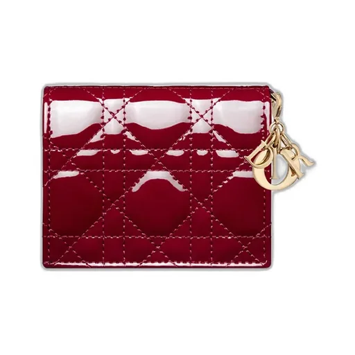 Mini Lady Dior Gardenia Wallet