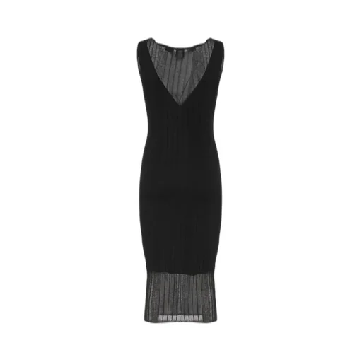 Pinko Sleeveless Pleated Midi Dress