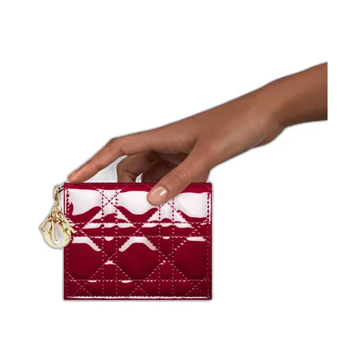 Mini Lady Dior Gardenia Wallet
