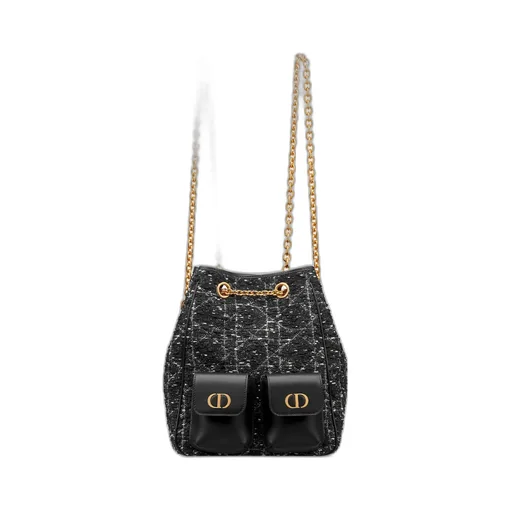 Medium Dior Caro Multicarry Backpack With Chain