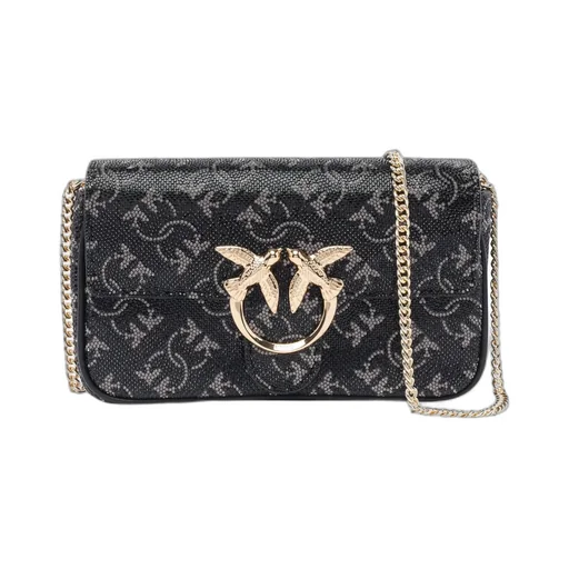 Pinko Monogram Love One Pocket Crossbody Bag