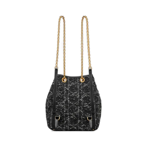Medium Dior Caro Multicarry Backpack With Chain