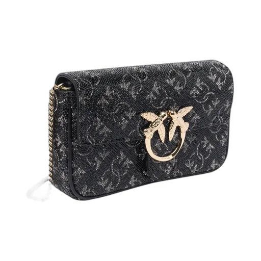 Pinko Monogram Love One Pocket Crossbody Bag