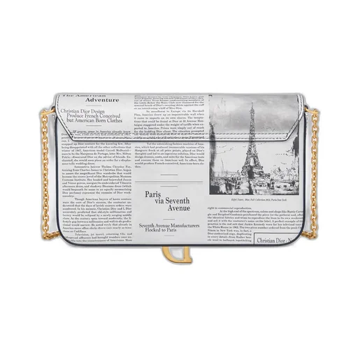 Medium Saddle Pouch With Chain