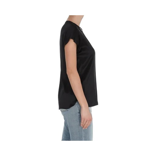 Pinko Crewneck Satin T-Shirt