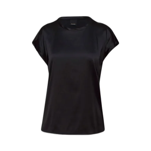 Pinko Crewneck Satin T-Shirt