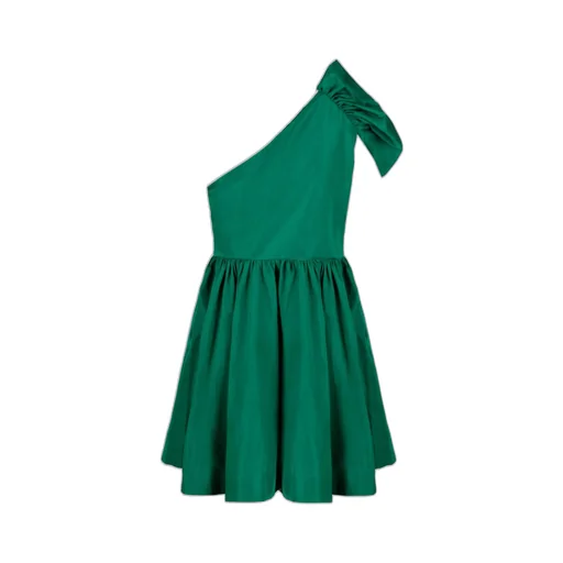 Pinko One-Shoulder Taffeta Mini Dress