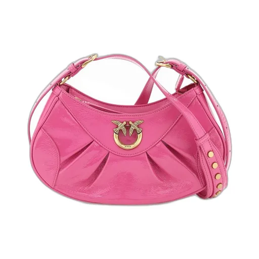 Pinko Logo-Plaque Zipped Crossbody Bag